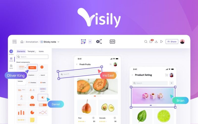 Visily:任何人都可以使用的 UI 设计软件-站帮手 - 免费资源分享