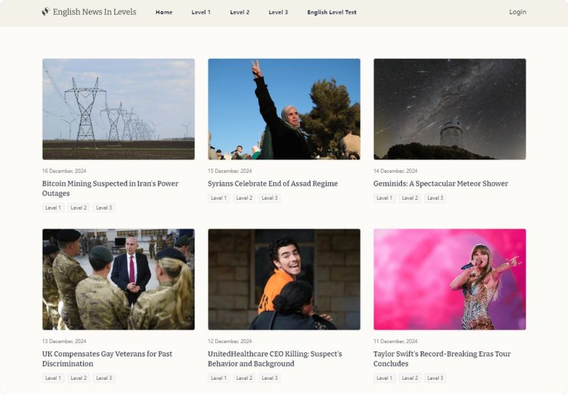 English News In Levels：分级新闻英语学习网站-站帮手 - 免费资源分享
